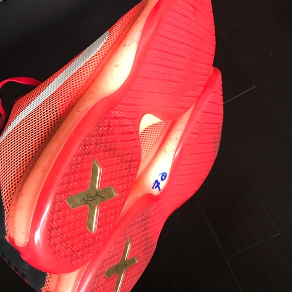 NIKE KOBE X BRIGHT CRIMSON RED LAKERS MAMBA 705317 - Picture 6 of 8